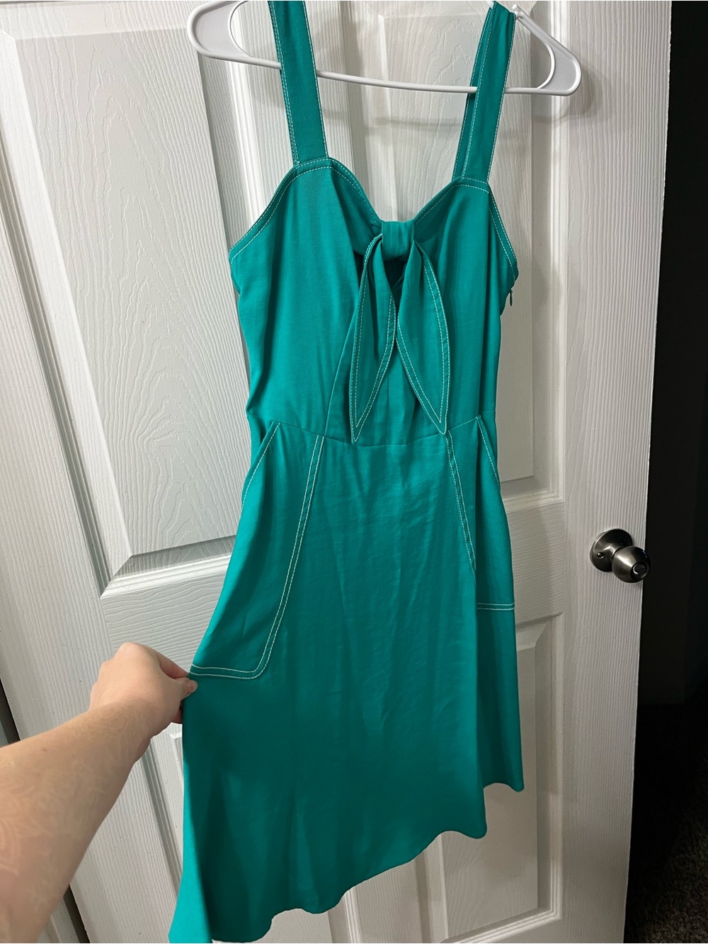 Teal sailor sundress